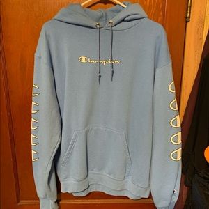 Champion Light Blue Hoodie
